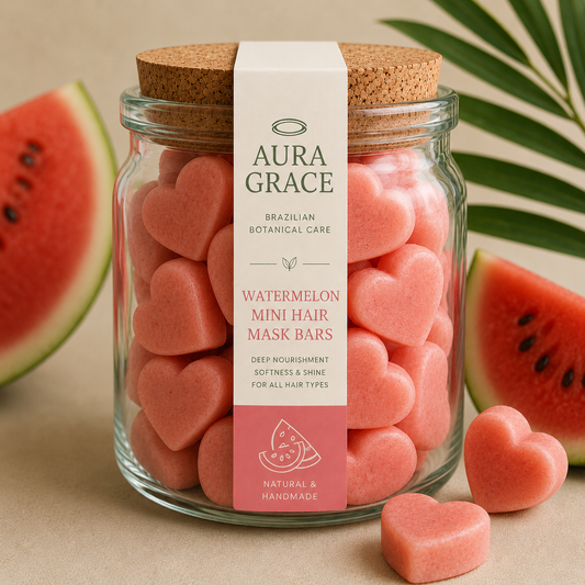 Watermelon Hair Mask Hearts